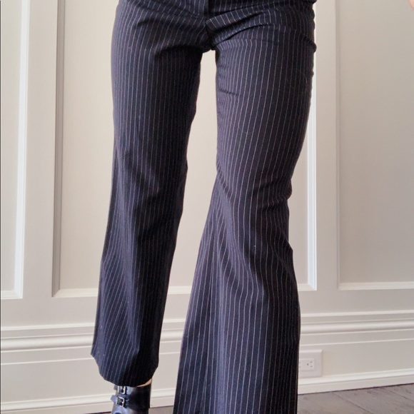 Vintage high rise pinstripe kickflares 🪙 - Picture 6 of 13